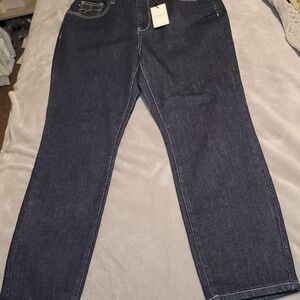 Judy Blue Los Angeles Women's High Waist Dark Blue Jeans Mom Jean Size 11/30 NWT